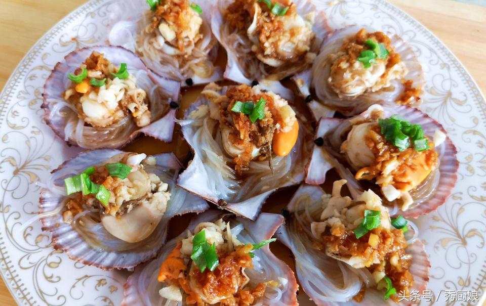 扇贝要这样做才好吃，简单营养又美味，下酒的好菜，一大盘不够吃