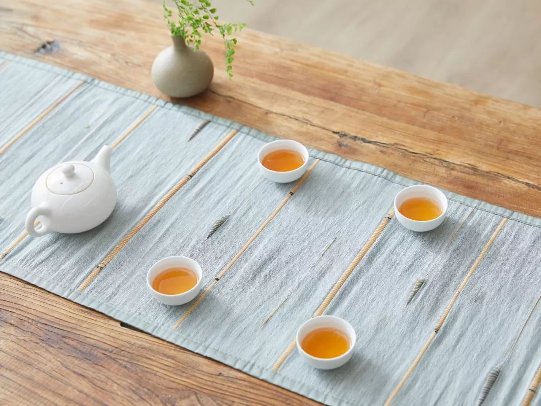 流苏棉麻编织茶席,亚麻编织软席