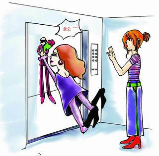 电梯安全装置图解,电梯安全使用图解及困梯自救