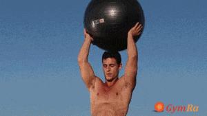 瑜伽球马甲线训练动作,瑜伽球视频练马甲线