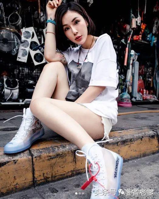 胸部撑起一滩水！被开价50万一晚，她是台湾超致命的Sneaker女孩