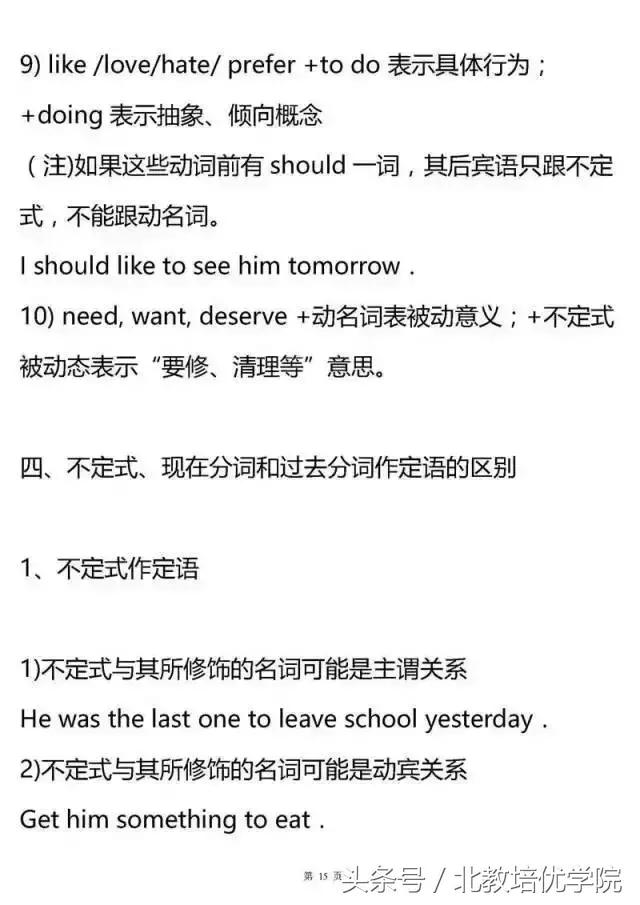 高中自主招生英语必考知识点,新高考语法英语题型