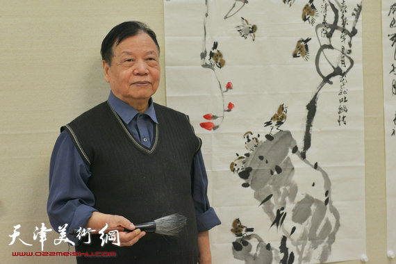 溥佐长卷百图作品,津门绘画八大家之一溥佐作品欣赏