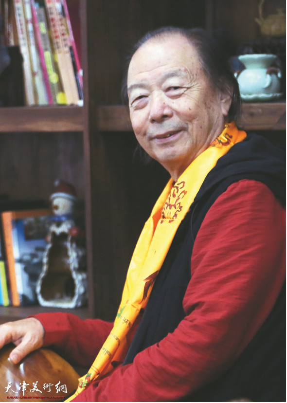 溥佐长卷百图作品,津门绘画八大家之一溥佐作品欣赏