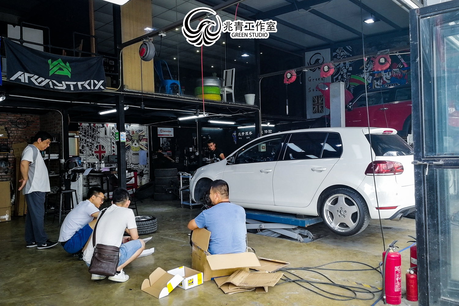 6代高尔夫改刹车案例,高尔夫六更换七代轮毂