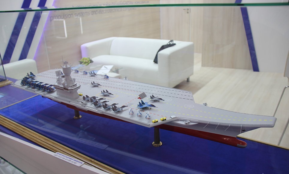 俄八万吨级航母方案曝光,俄罗斯4000吨新舰