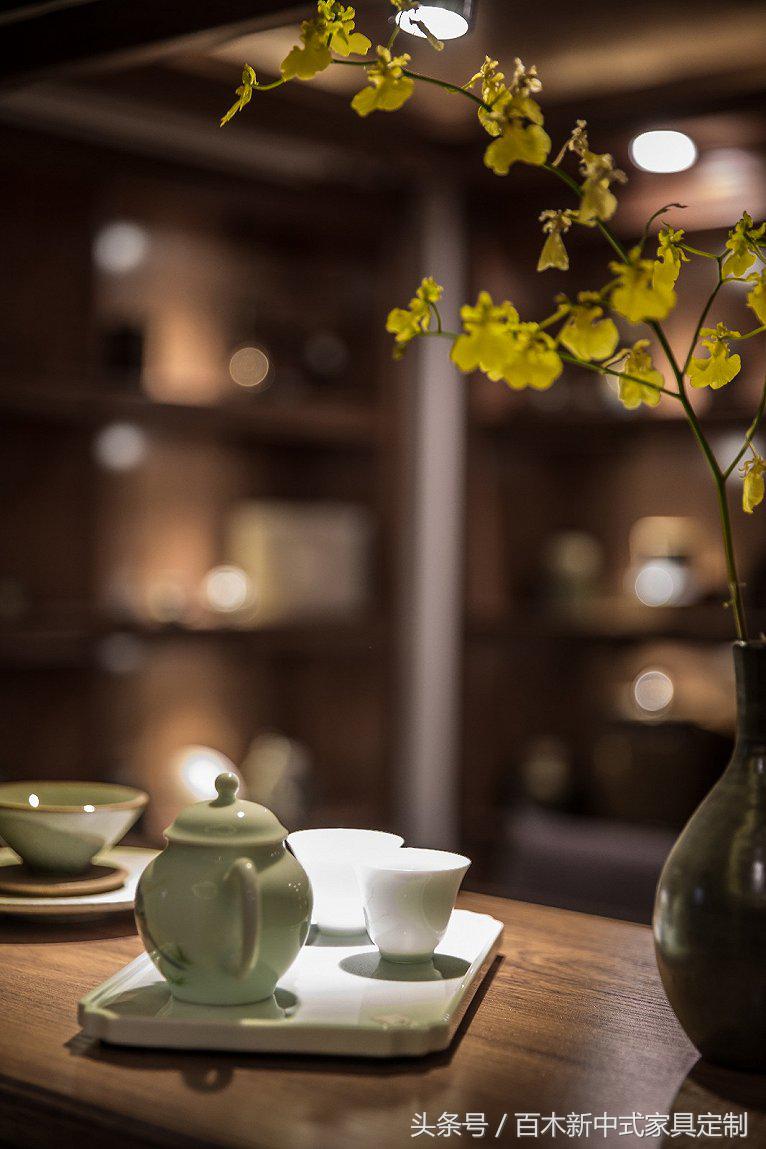 清雅茶室设计效果图,清雅的空间设计