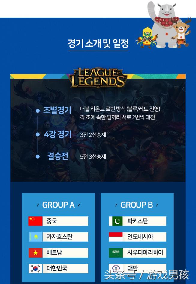 亚运会lol比赛日程表,2018亚运会lol中韩决赛第四场