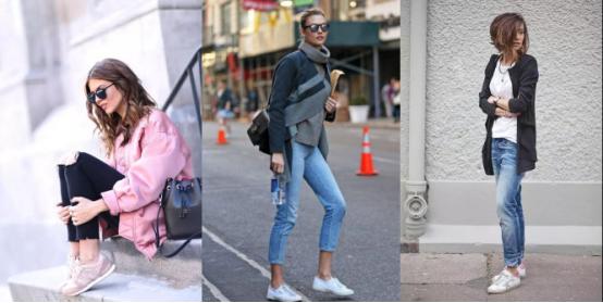 运动鞋怎么穿出通勤高级感,运动鞋这样穿不但知性优雅还减龄