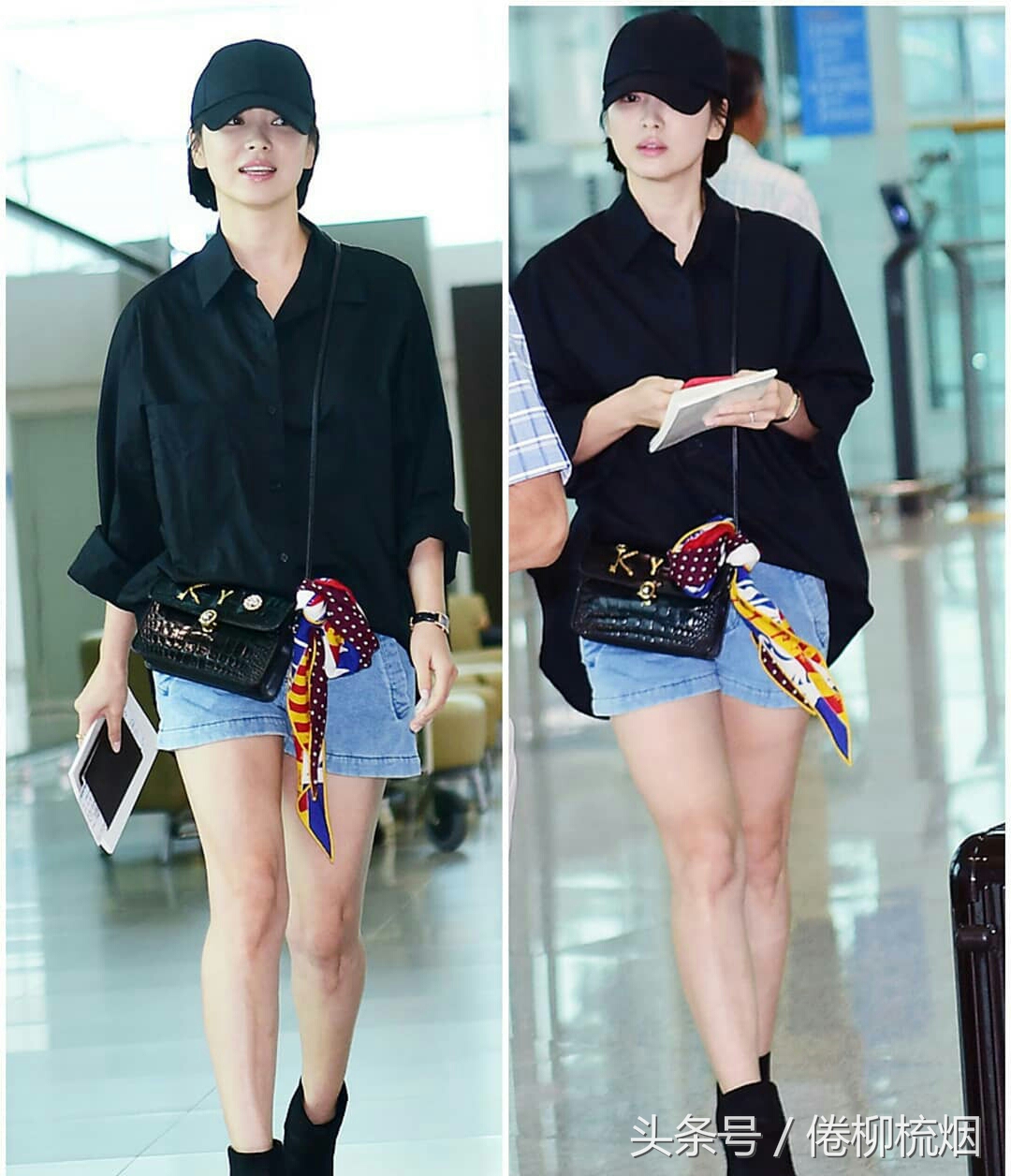 宋慧乔的笑容,宋慧乔的最新机场照