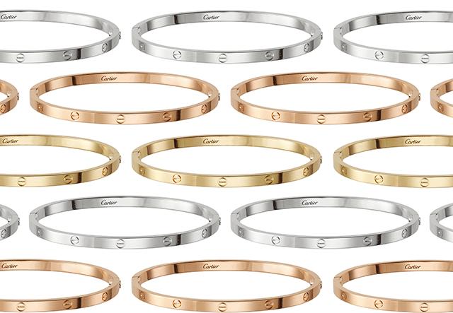卡地亚窄版手镯怎么辨别真假,卡地亚love手镯上有多少图案