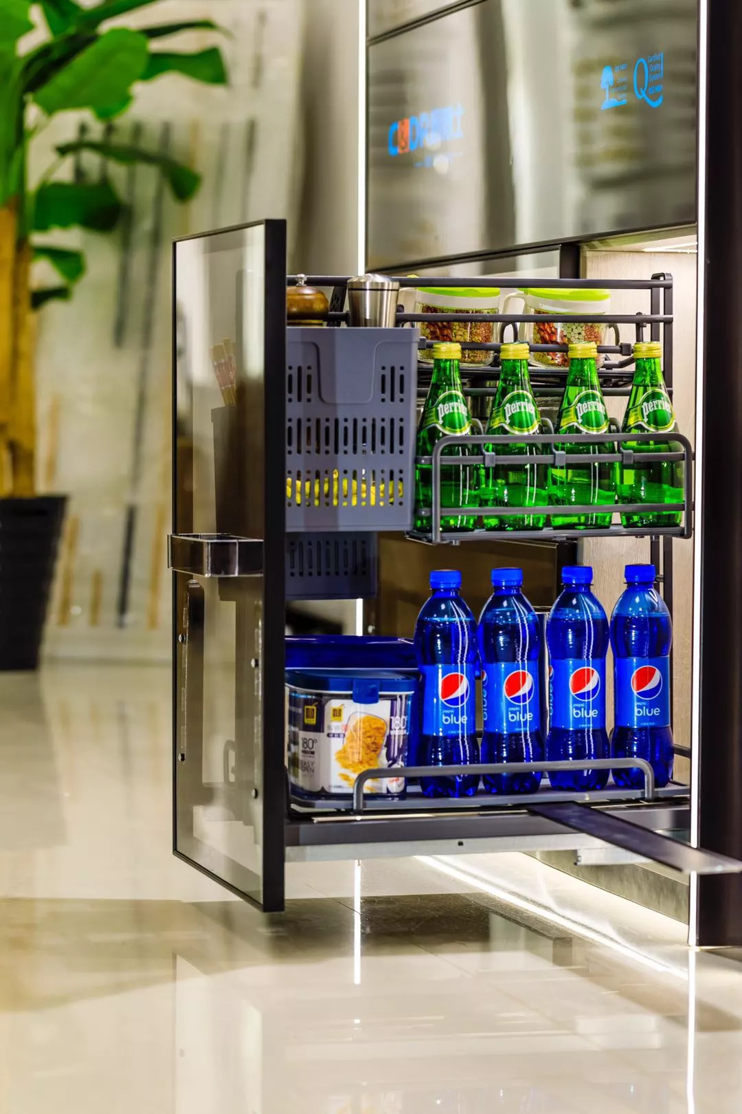 厨房杂物收纳日式,厨房收纳拉篮讲解