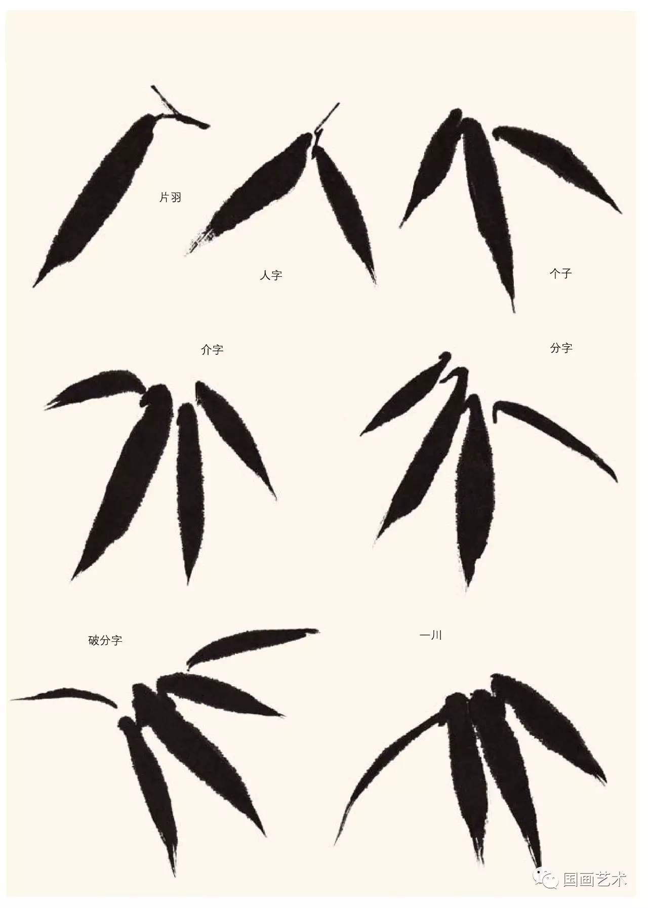 名家画竹子的技法,名家画竹子的简单画法