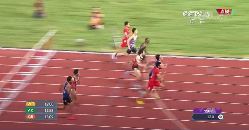 04年刘翔110米栏全过程中文解说,刘翔110米栏夺金完整视频