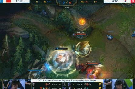 LOL亚运决赛：中韩放手一搏，Faker加李奥登场演绎绝地翻盘！
