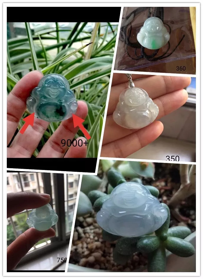 买玉佛的初级攻略，几个玉佛实物的对比、分析
