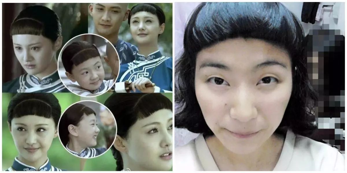 想象的发型和实际的发型对比图,发型真的很重要不同发型差距真大