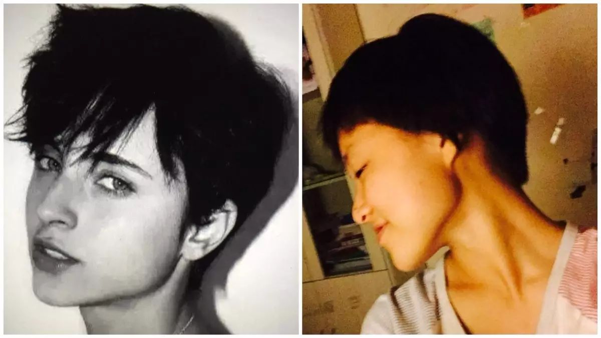 想象的发型和实际的发型对比图,发型真的很重要不同发型差距真大