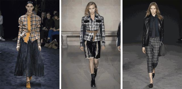 马思纯穿红格装潮味十足气质清新,秦岚当打之年穿搭