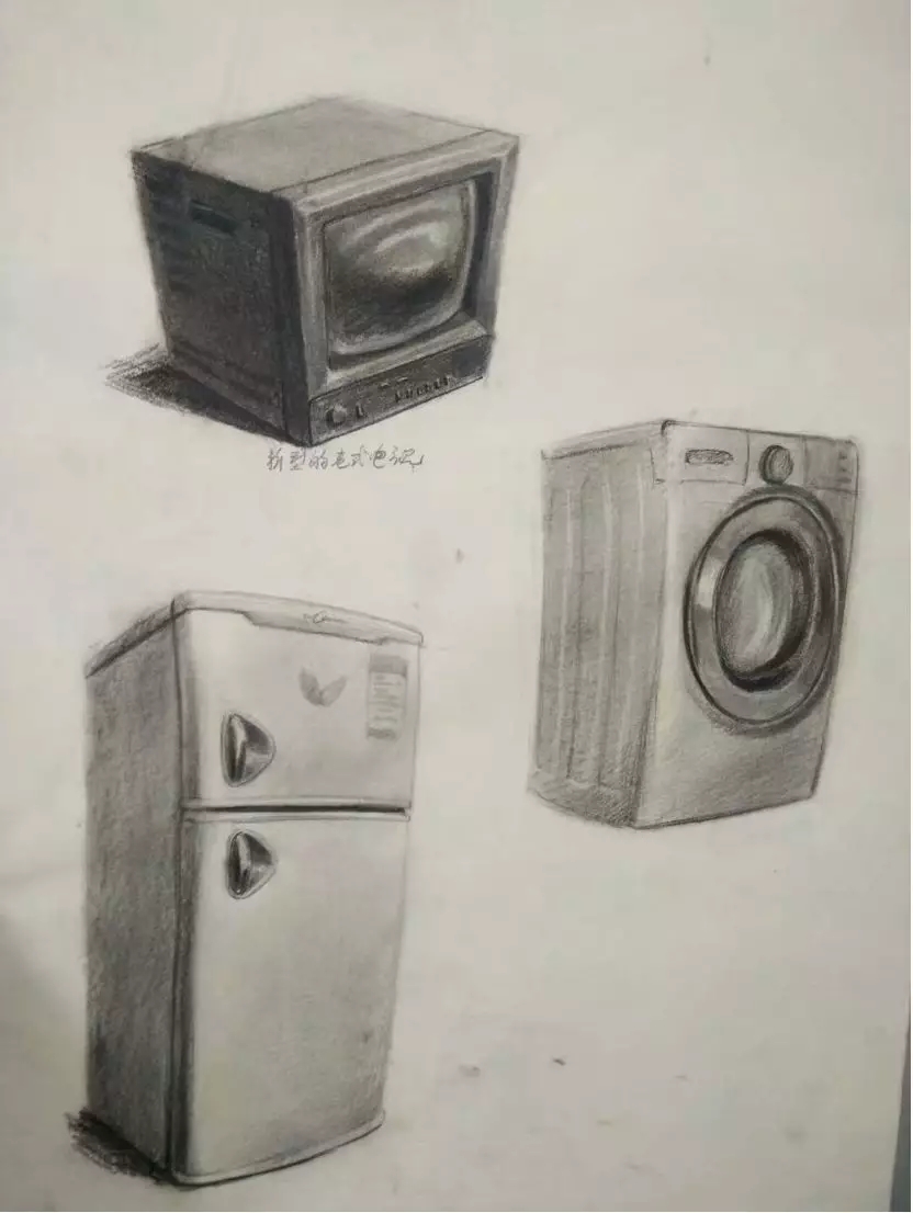 央美设计素描场景高分卷,央美设计素描作品优秀