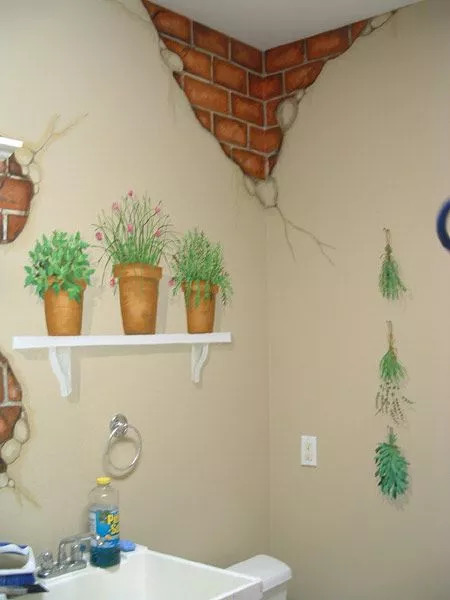 房屋墙绘,家中墙绘