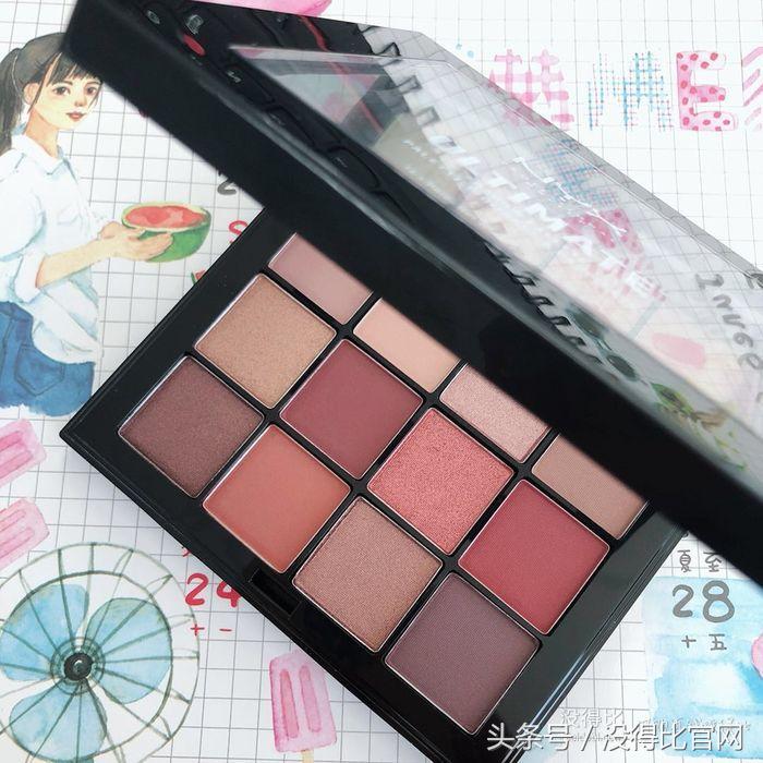 nyx16色眼影能遮瑕吗,nyx16色眼影盘莫兰迪眼妆教程