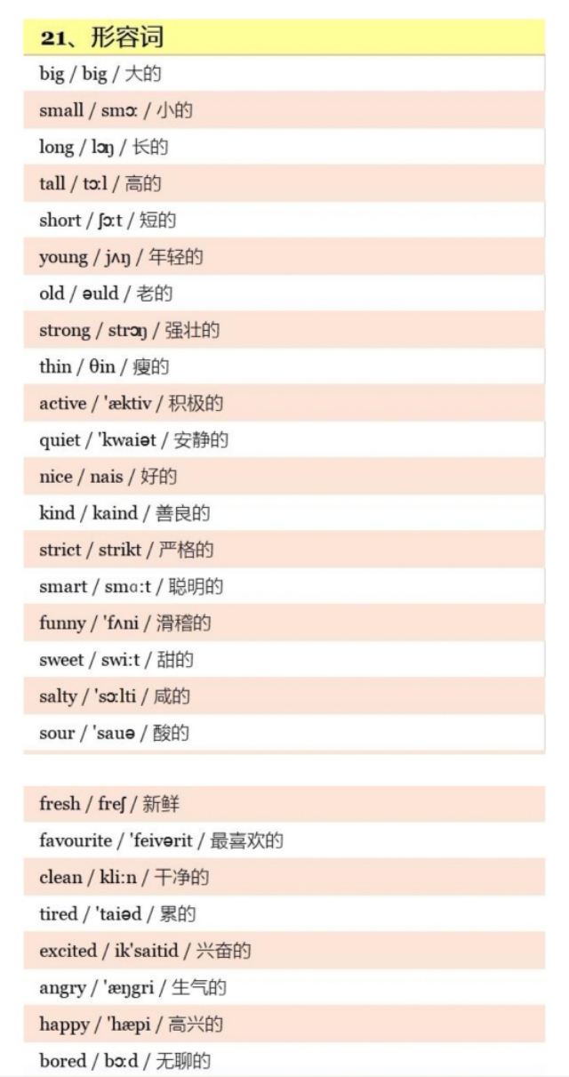 小学英语1-6单词附音标,小学英语五年级上册单词汇总