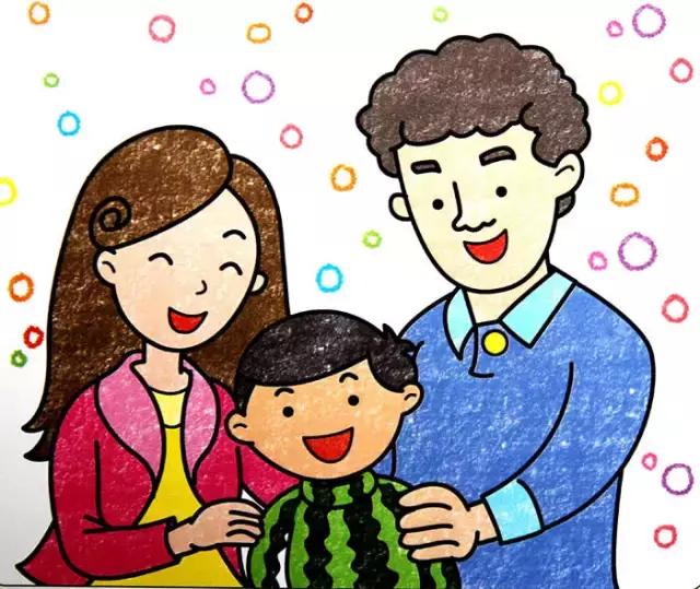 儿童油画棒画原创高清素材,儿童油画棒画素材