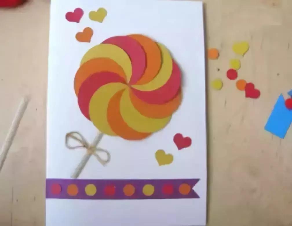 一二三年级简单的心愿贺卡新学期,六一心愿贺卡怎么做又简单又漂亮