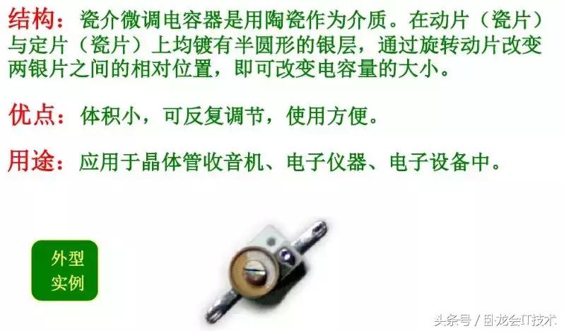 电容种类图解及用途,各种类型的电容及用途