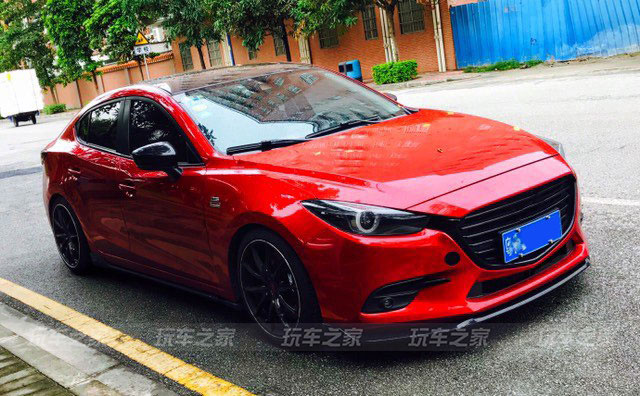 最新款昂克赛拉大包围改装,马自达昂克赛拉改装气动合法嘛