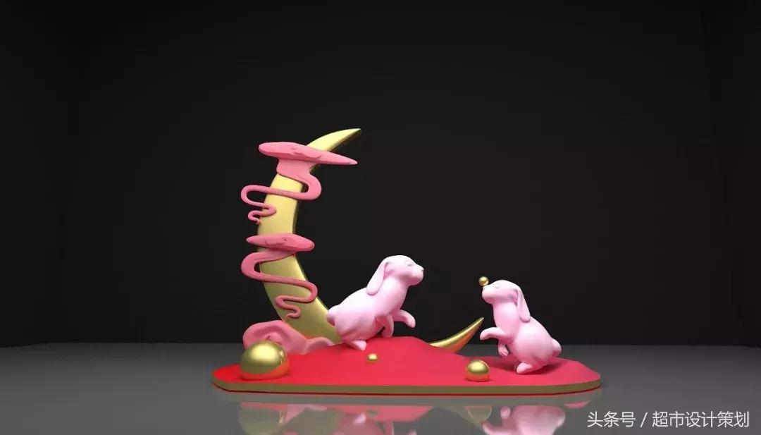 新年美陈布置商品,马上中秋节了礼物准备好了吗