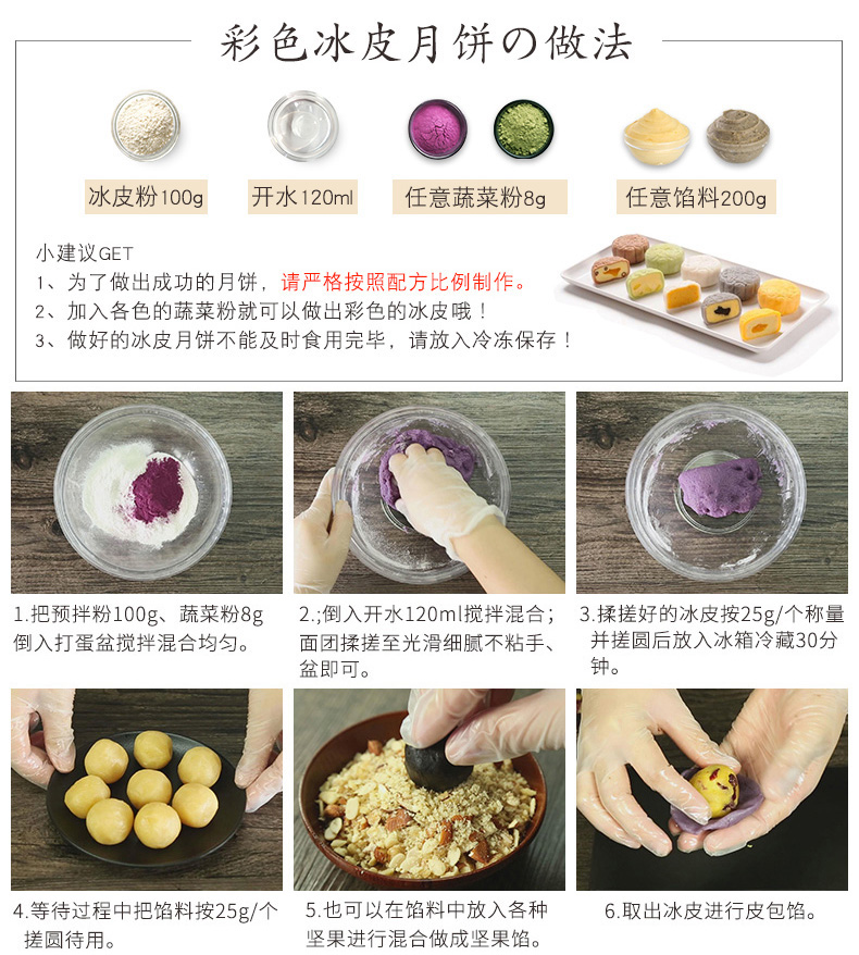 冰皮月饼材料去哪里购买,冰皮月饼材料整理