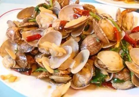 青岛的啤酒和蛤蜊,野生干蛤蜊青岛特产