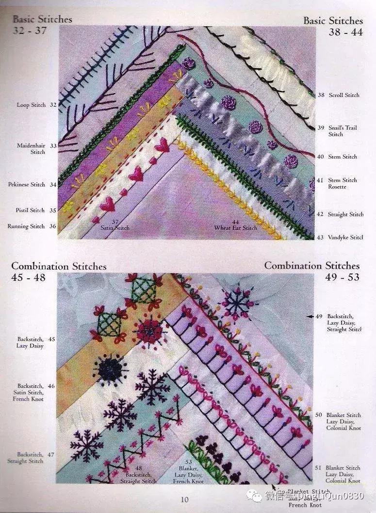 字母刺绣教程针法,字母刺绣针法图解