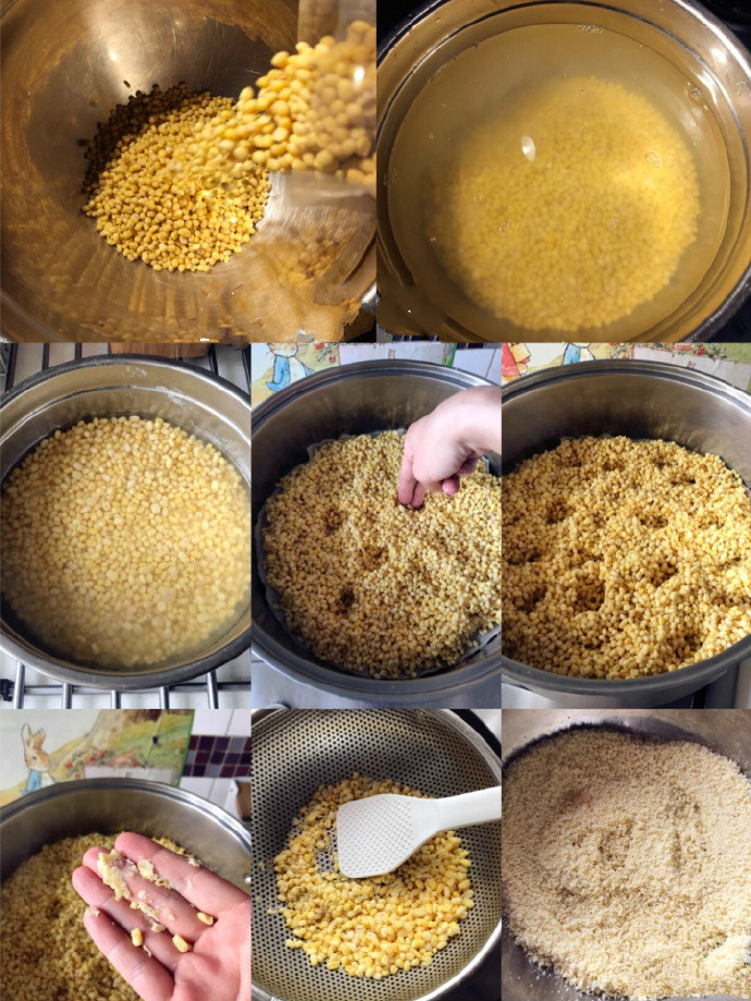 简易的酥皮绿豆饼教程,超酥脆的绿豆饼