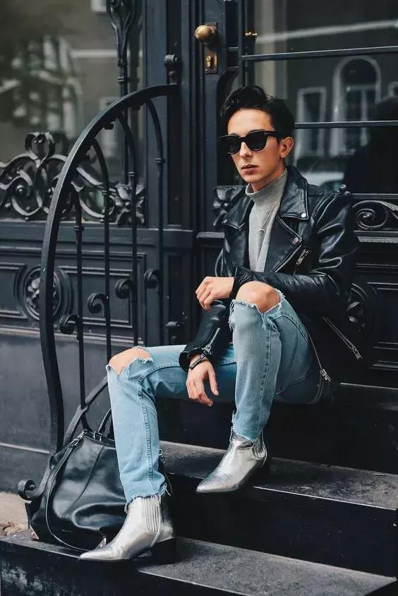 切尔西靴男搭配高级感,男人的穿搭成熟稳重