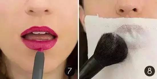 涂口红不粘牙小技巧,厚唇涂口红的小妙招