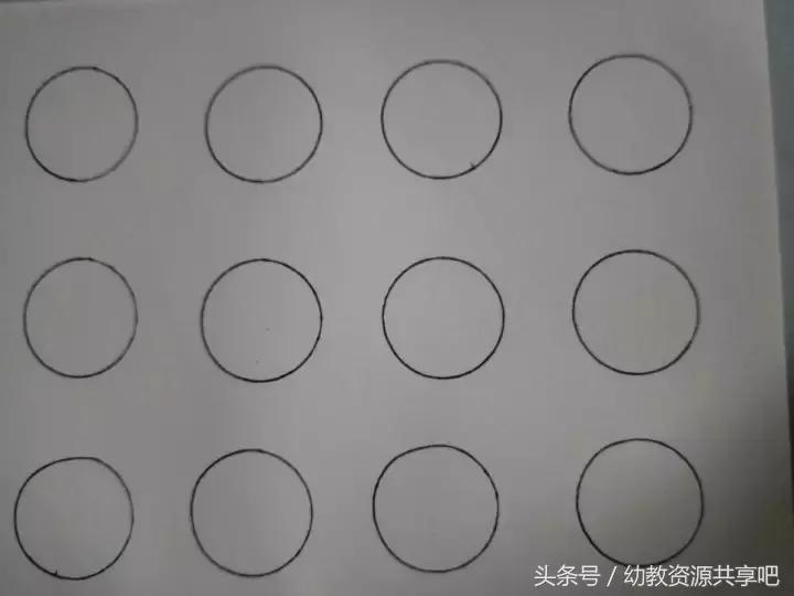 圆形能画出什么图案简笔画,圆形简笔画100个物品