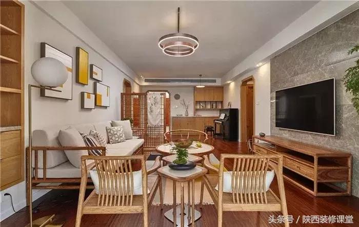 明亮黄客厅装修效果图,30平方客厅装修效果