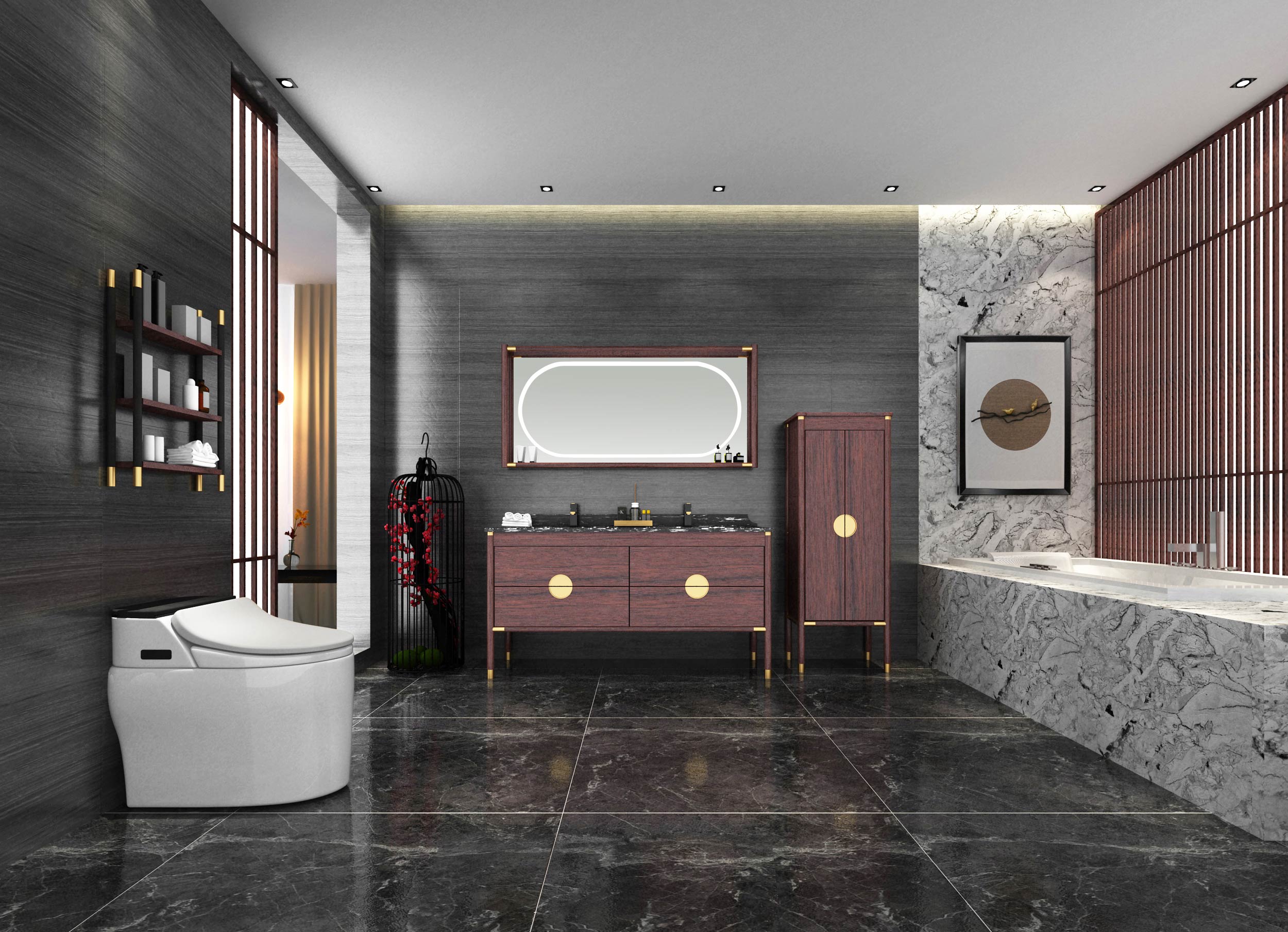 彩色卫浴到底怎么样,卫浴最显高档的颜色