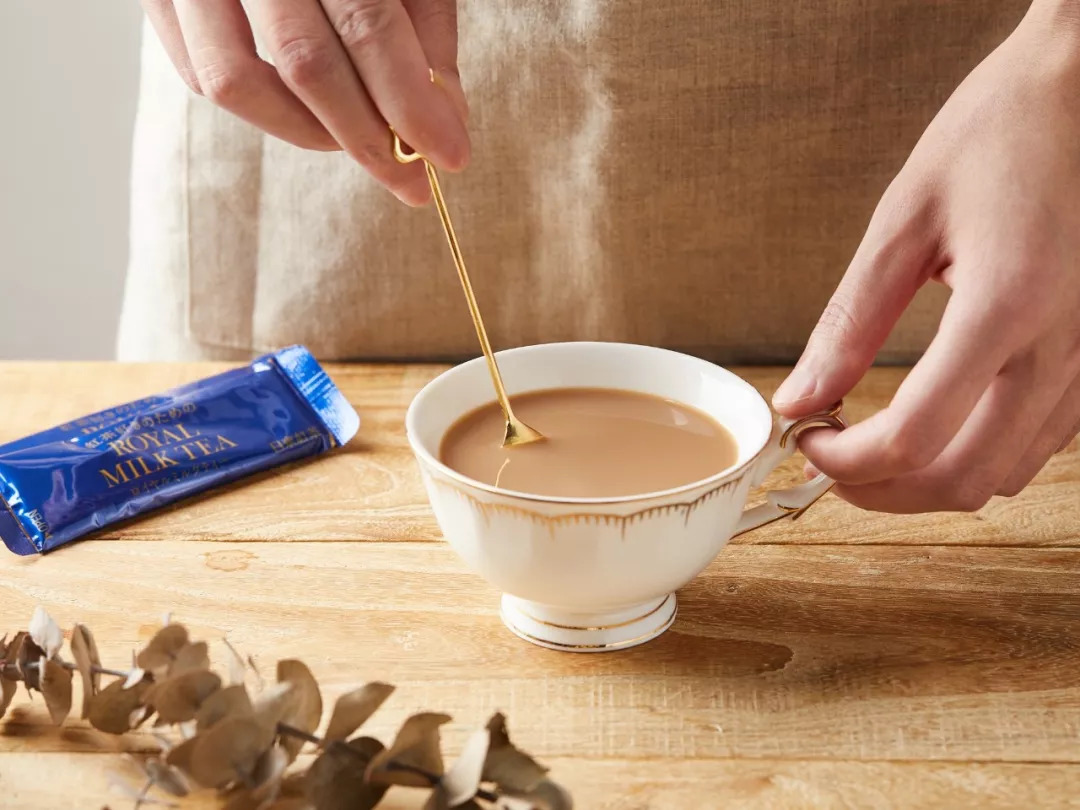 一杯牛奶奶茶,北海道牛乳风味奶茶怎么喝