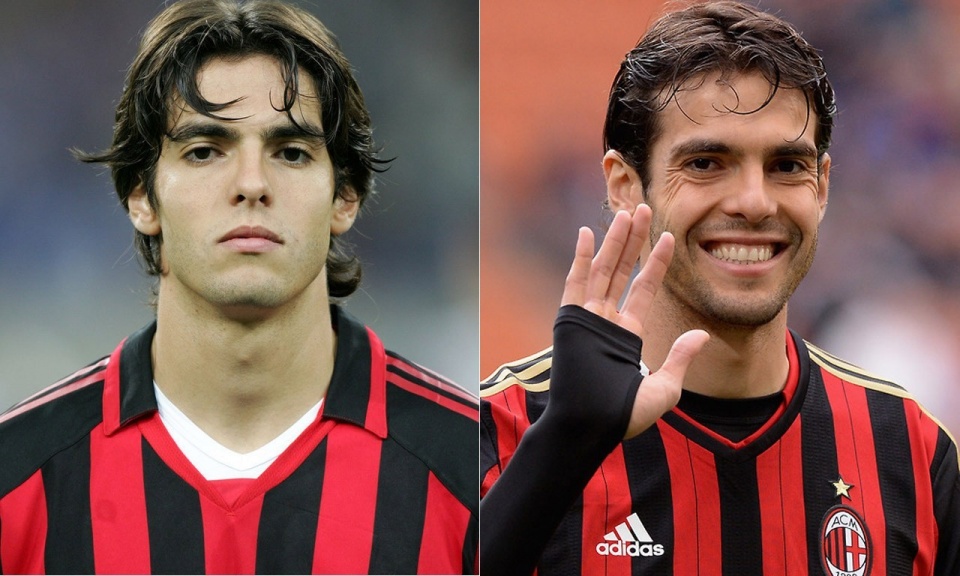 卡卡意气风发,鲜衣怒马少年时卡卡