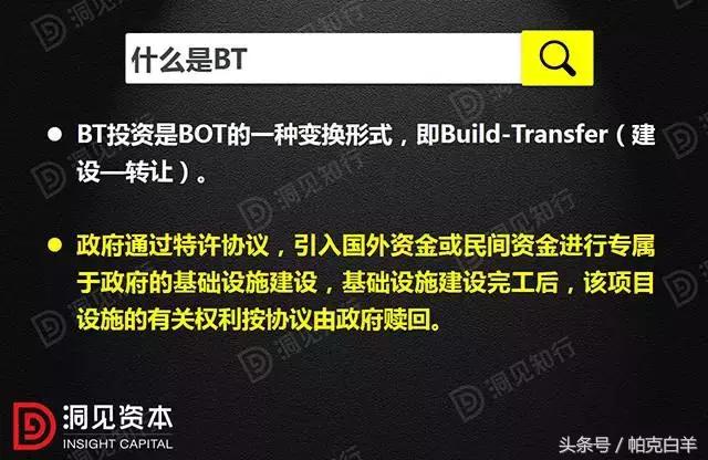 PPP、BOT、BT、TOT、TBT：这下全明白了