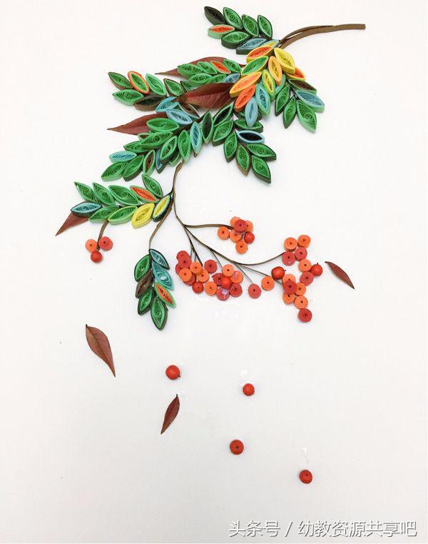 衍纸基础卷法教程衍纸版,基础衍纸作品及教程