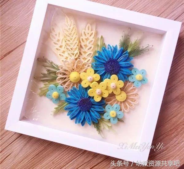 衍纸基础卷法教程衍纸版,基础衍纸作品及教程