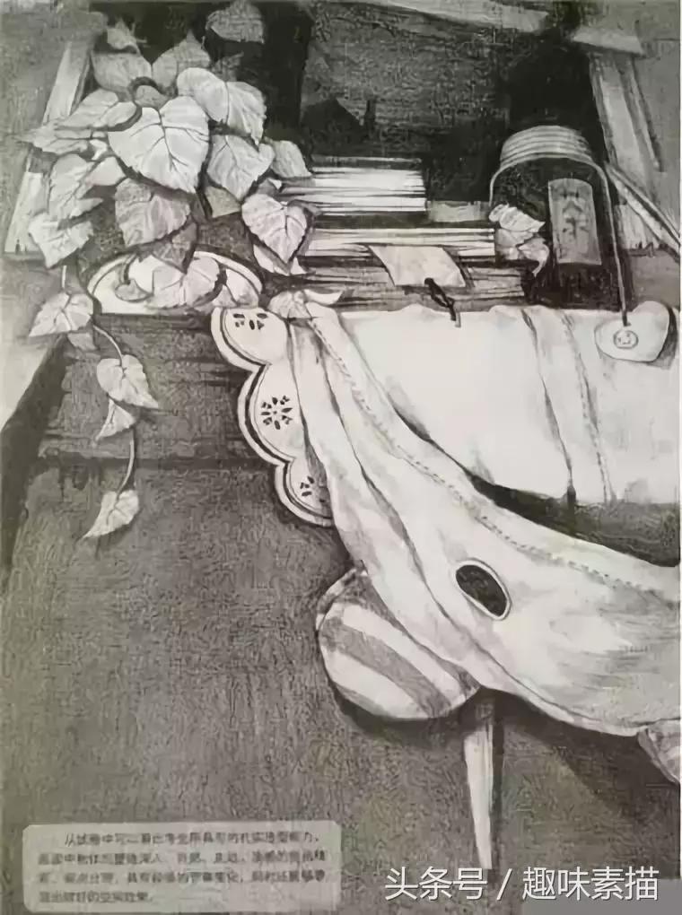 清华美院素描高分卷赏评,清华美院临摹千里江山图