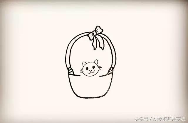 简笔画漂亮可爱猫咪,萌萌哒简笔画图片可爱小猫咪