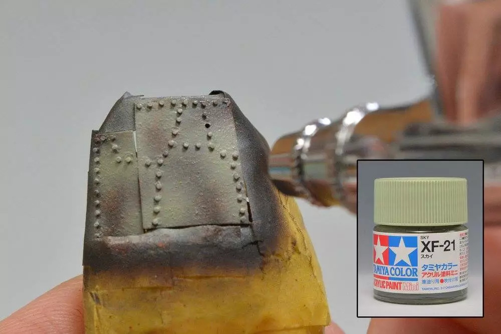 扎古模型拼装过程,高达模型旧化教程