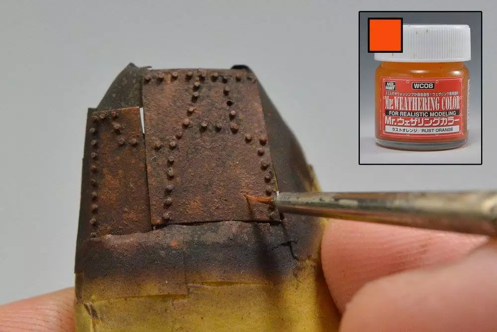 扎古模型拼装过程,高达模型旧化教程